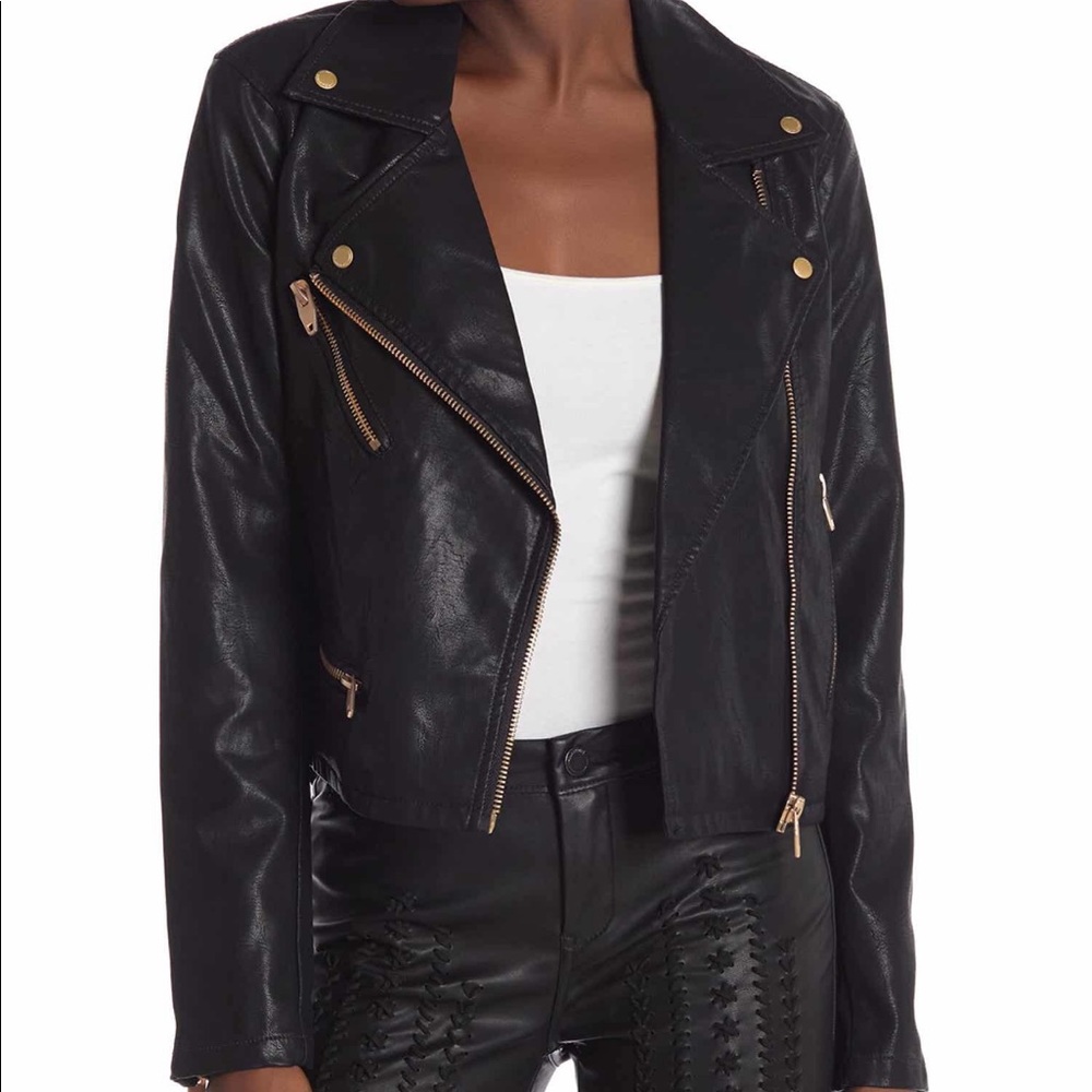 Blank NYC Black Leather Jacket